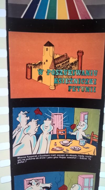 Bajka na projektor, przeźrocze "Casper przyjazny duszek - W poszukiwaniu księżniczki Petunii"