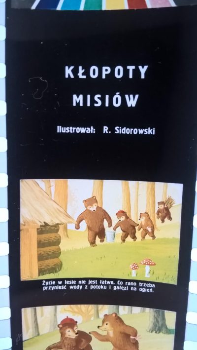Bajka na projektor, przeźrocze "Kłopoty misiów"