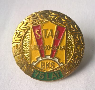 Odznaka - 75 lat BKS Stal Bielsko-Biała
