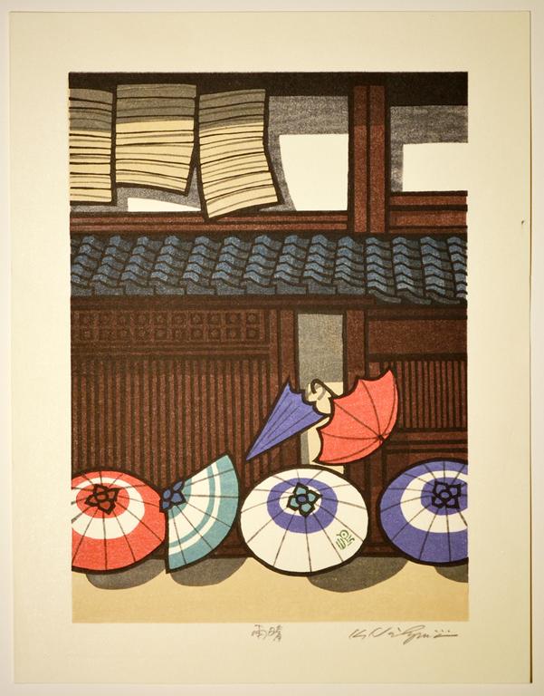 Drzeworyt japoński: Czyste niebo po deszczu (Ama-bare)