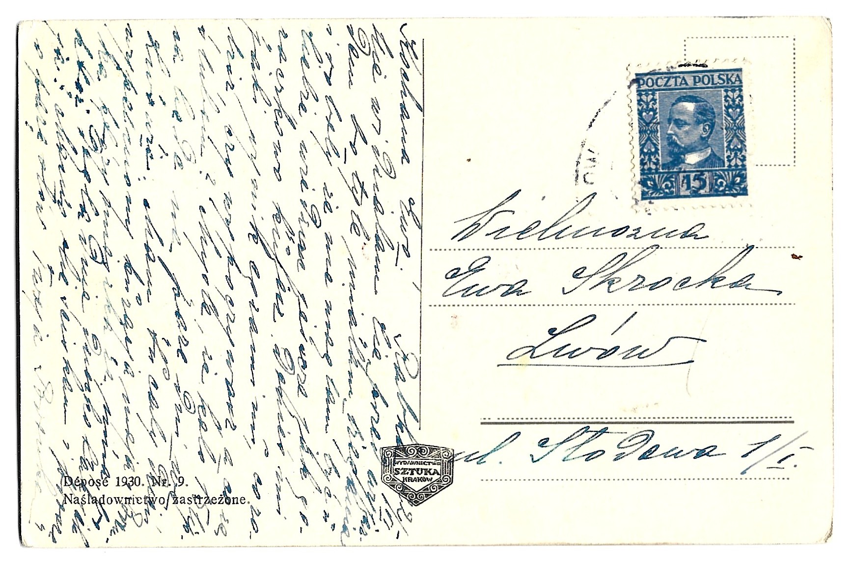 Pocztówka - Rabka. Łazienki, 1930 r.