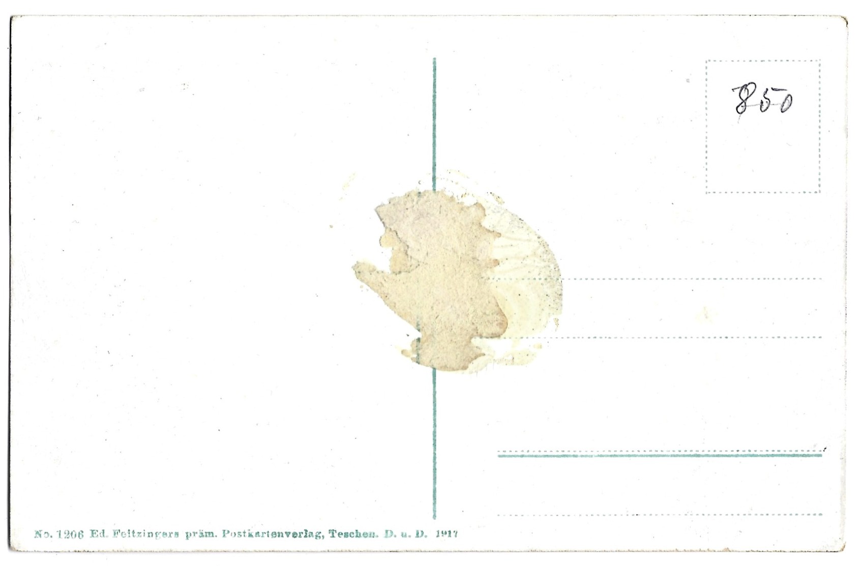 Pocztówka - Jablunkau i. d. schles. Beskiden. - Jabłonków w Beskidzie Śląskim, 1917 r.