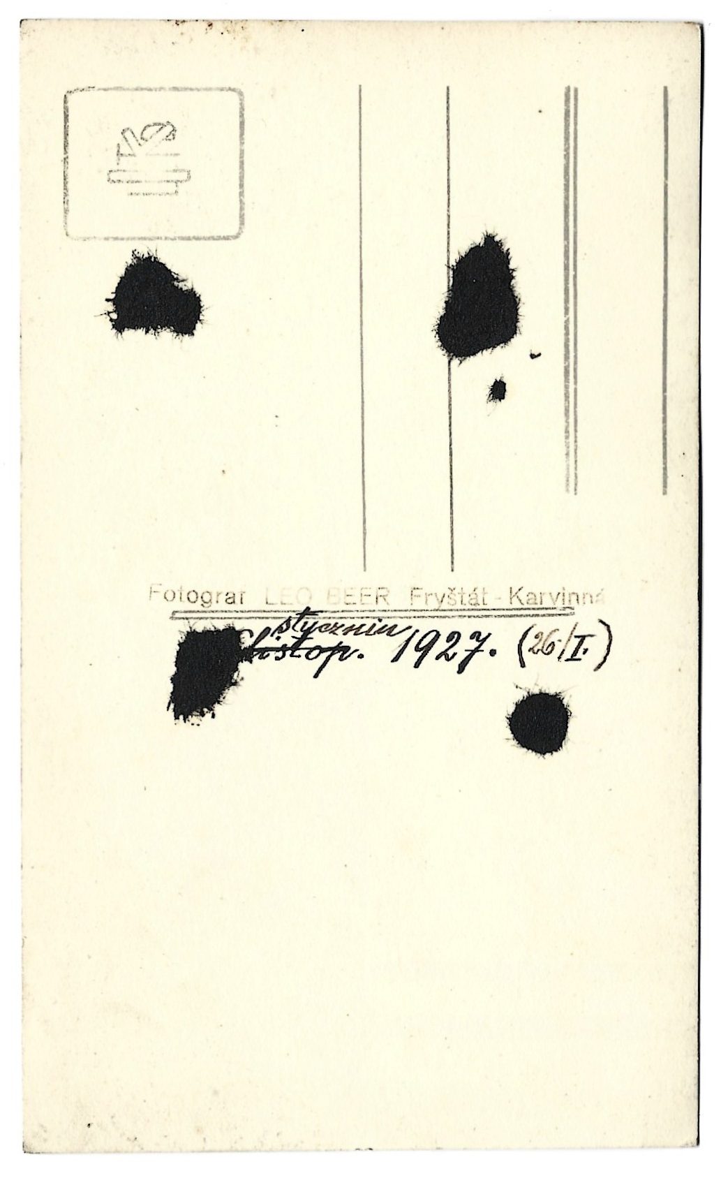 Zdjęcie dzieci - 26. I. 1927 r.