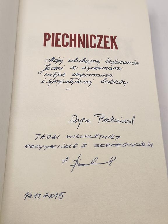 Książka "Piechniczek. Tego nie wie nikt" Paweł Czado, Beata Żurek - z autografem Antoniego Piechniczka