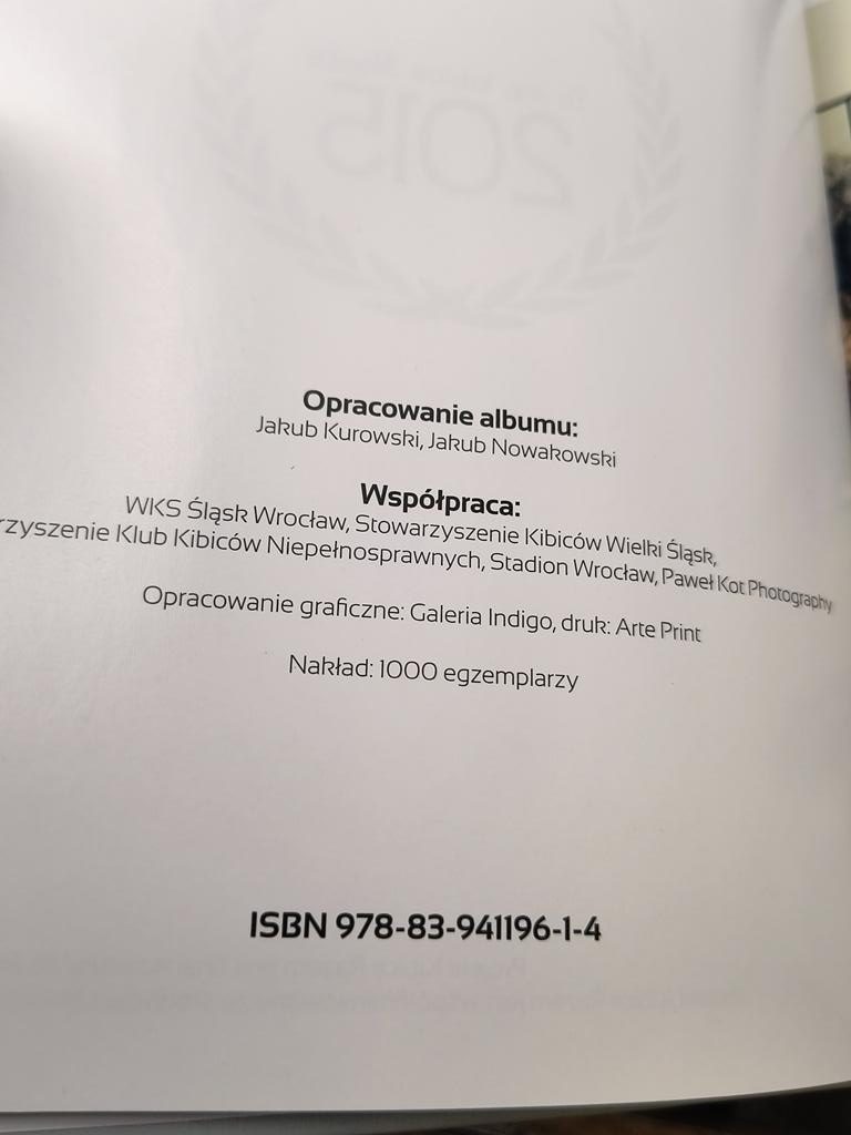 Książka "To my, kibice Śląska 2015" Jakub Kurkowski, Jakub Nowakowski