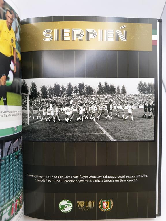 Książka "To My Kibice Śląska 2016 - 70 lat dumnej historii, 1947-2017" plus zaproszenie dla Eugeniusza Kulika