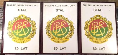 Kronika piłkarska BKS STAL - Bielsko-Biała, Aleksander Szendzielorz - z dedykacją od autora dla Eugeniusza Kulika