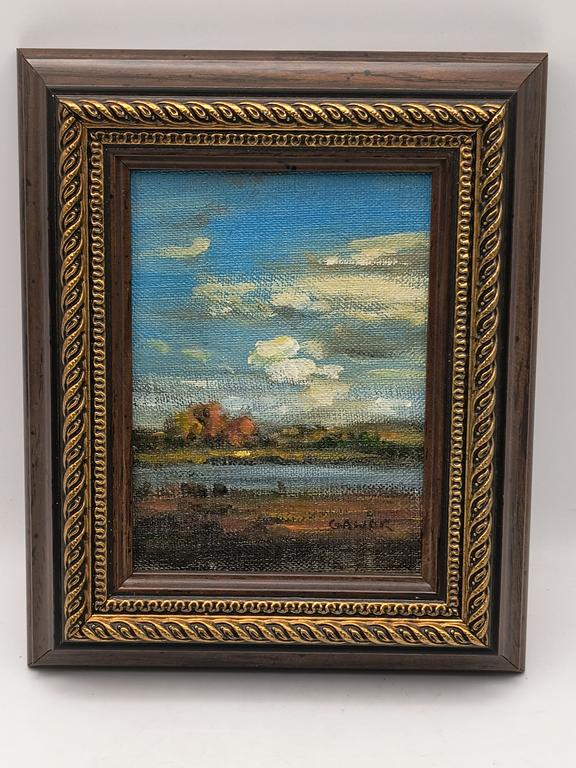 Obraz olejny – pejzaż – sygnowany GAWOR