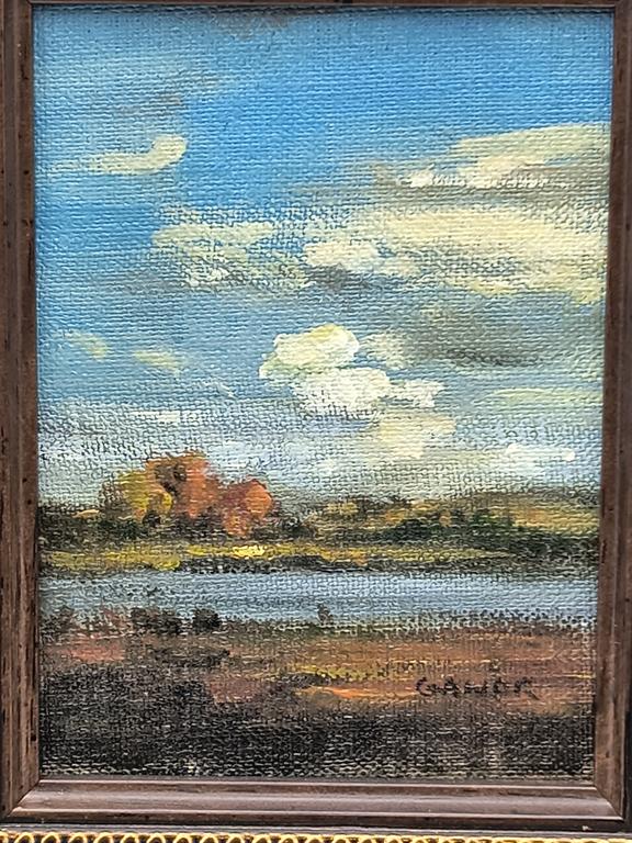 Obraz olejny – pejzaż – sygnowany GAWOR