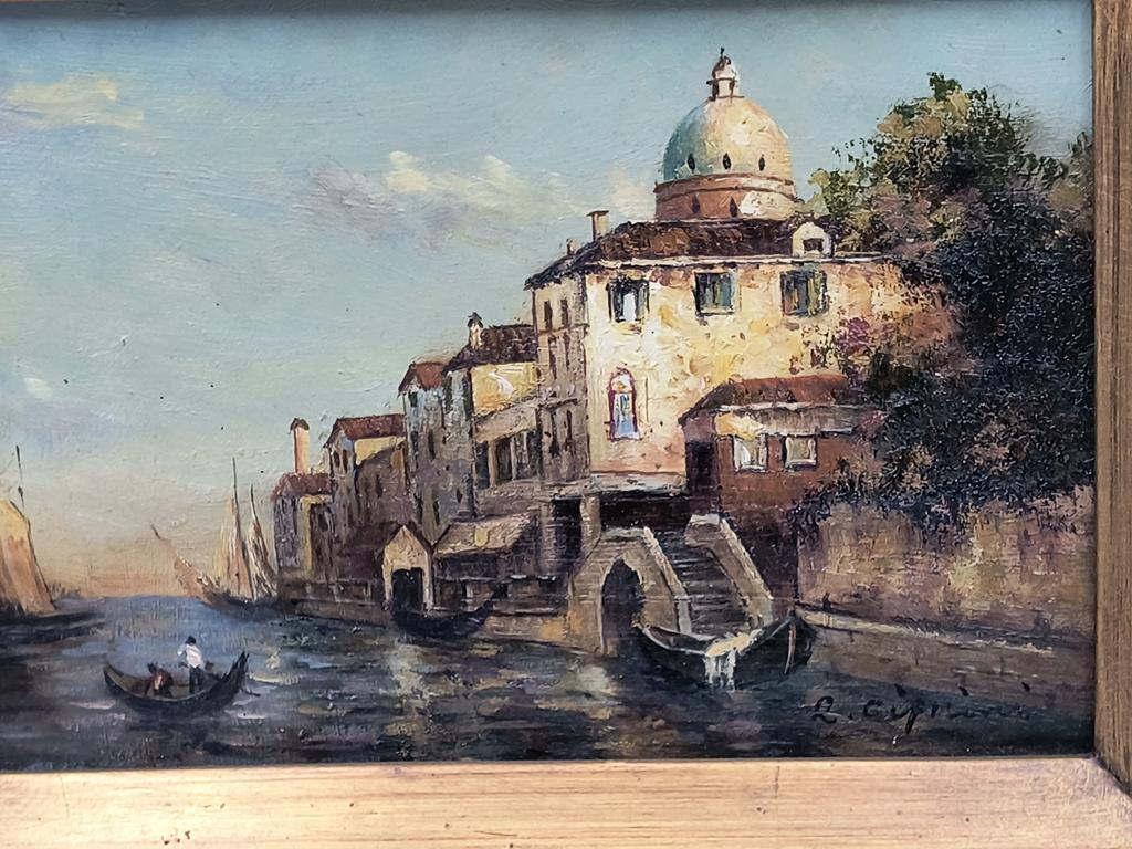Obraz w złotej ramie - "Wenecja"