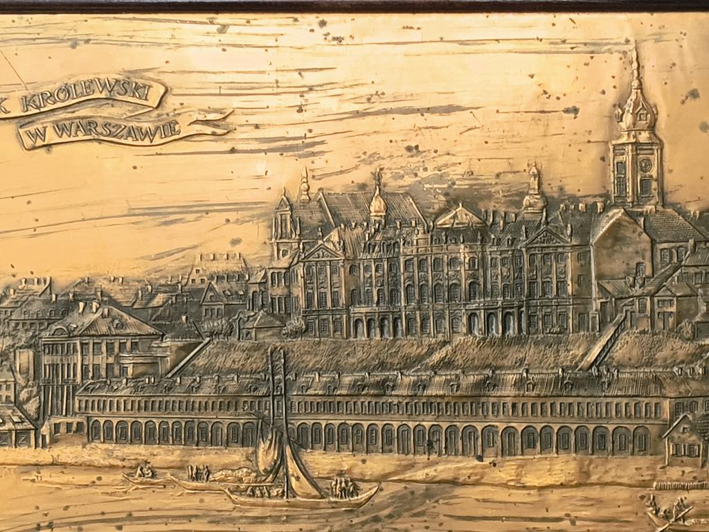 Obrazek miedziany - Zamek Królewski w Warszawie