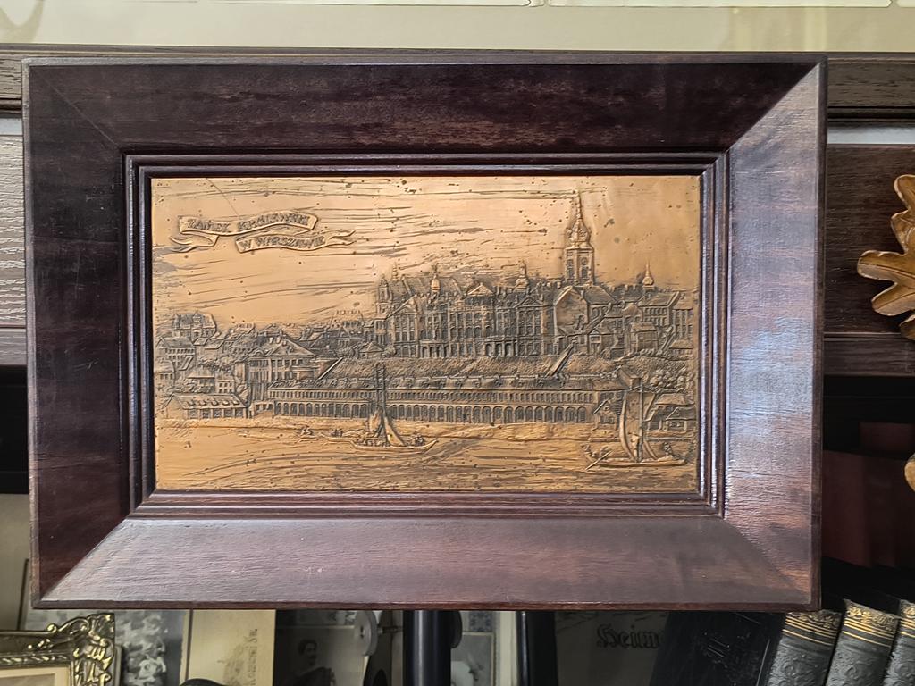 Obrazek miedziany - Zamek Królewski w Warszawie