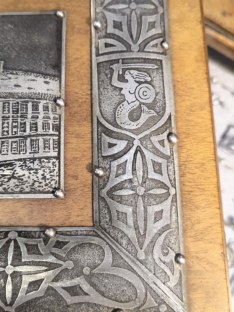 Drewniana szkatułka VARSOVIA - Warszawa - Spółdzielnia Żoliborz Z. Czarkowski