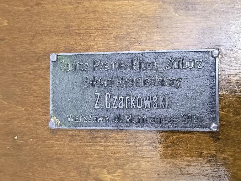 Drewniana szkatułka VARSOVIA - Warszawa - Spółdzielnia Żoliborz Z. Czarkowski