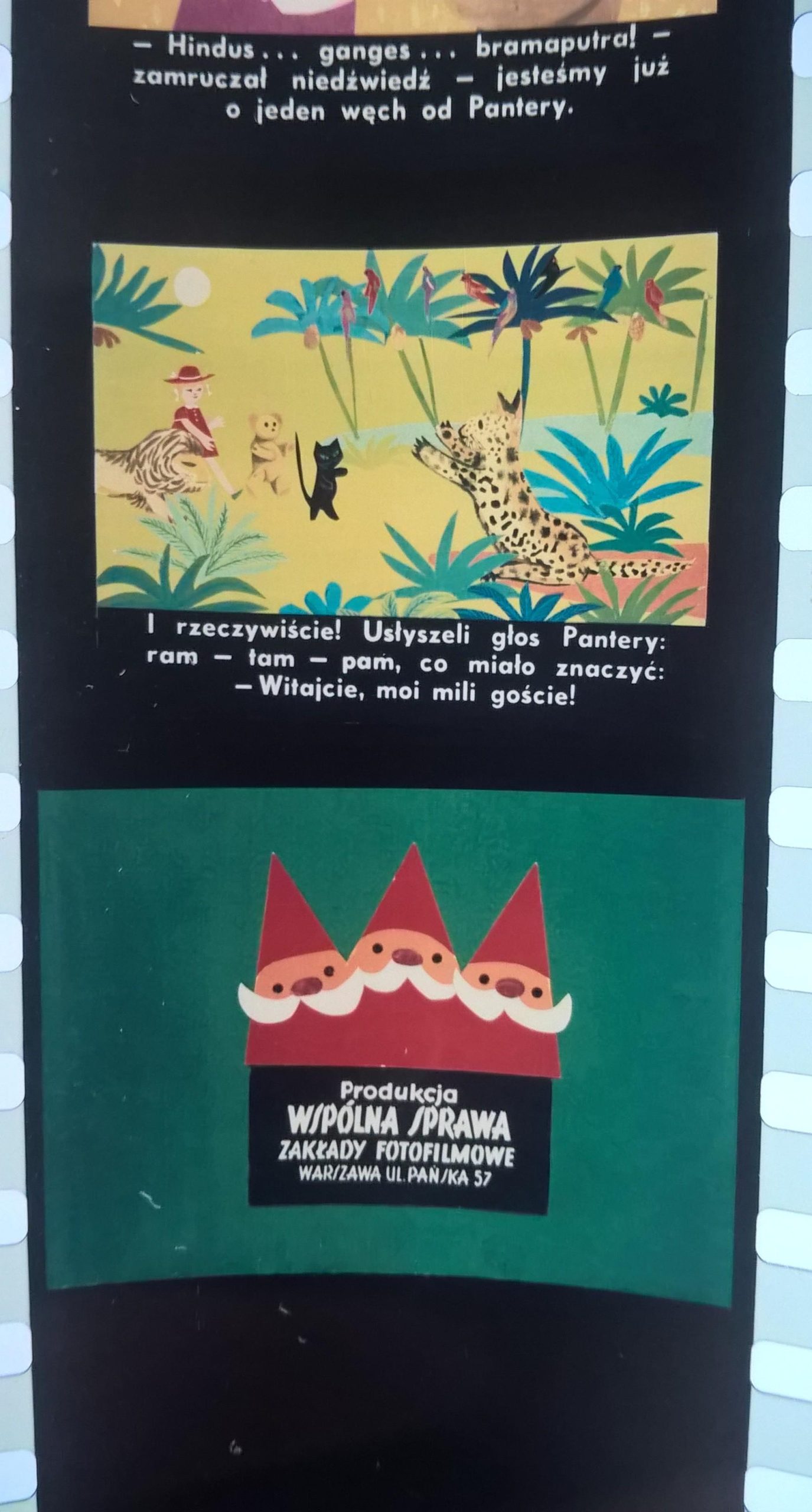 Bajka na projektor – przeźrocze "Podróż Karoliny"