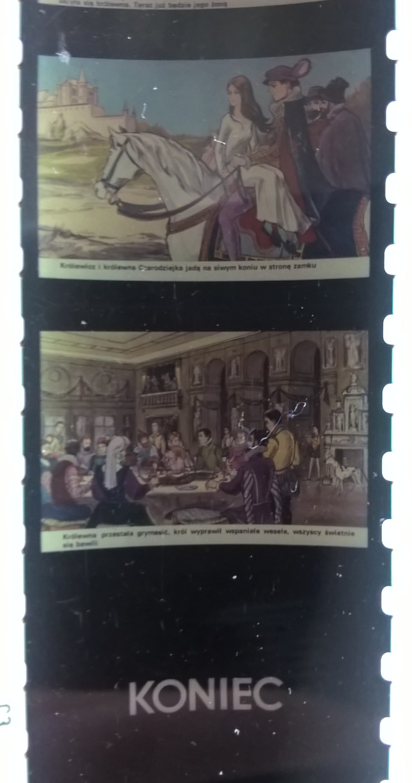 Bajka na projektor, przeźrocze „O królewnie czarodziejce” wg J. I. Kraszewskiego