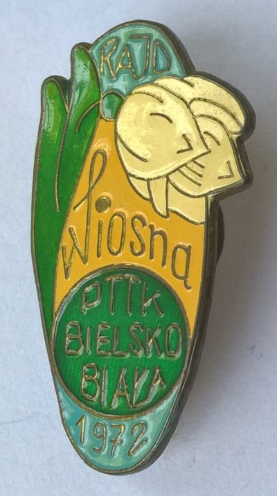 Odznaka turystyczna - Rajd Wiosna 1972 - PTTK Bielsko-Biała