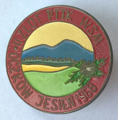 Odznaka - II Zlot PTTK WSM - Oczków, Jesień 1968