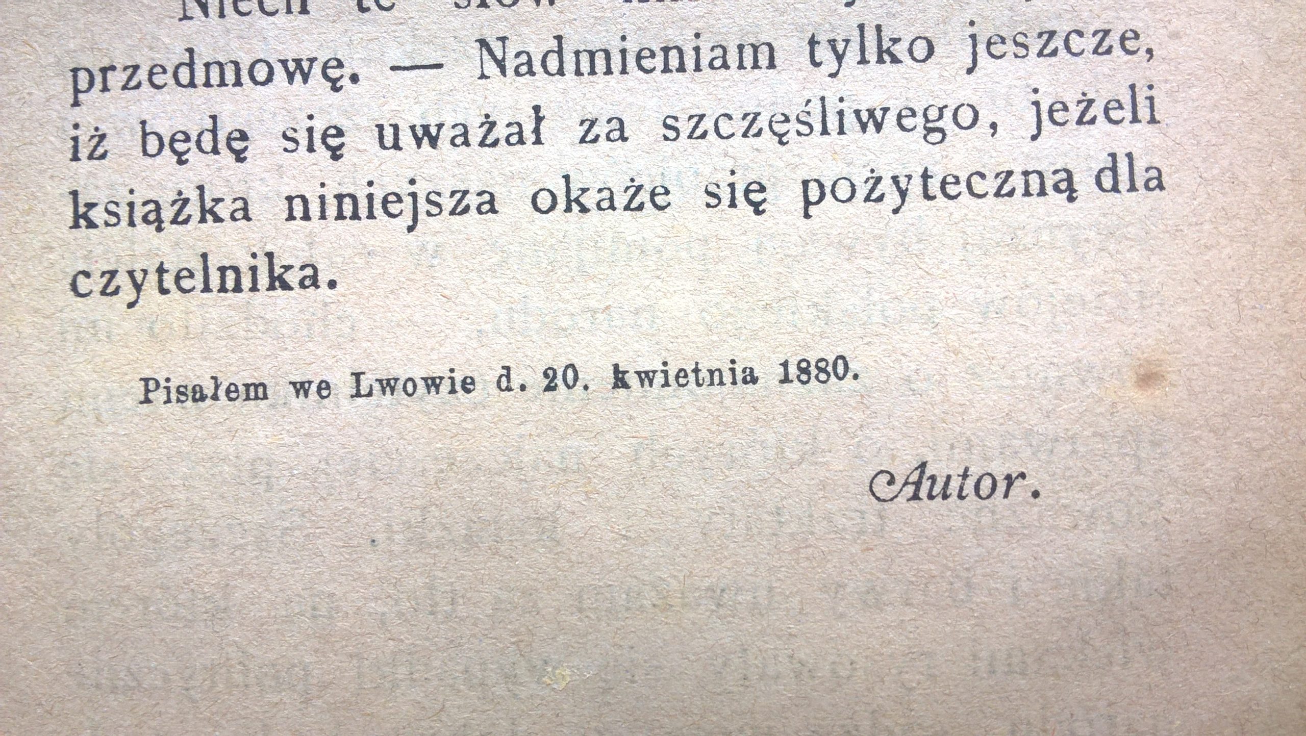 Książka "Z domu i świątyni. Szkice i obrazy z przeszłości Polski" F. K. Martynowski - Lwów, 1880 r.