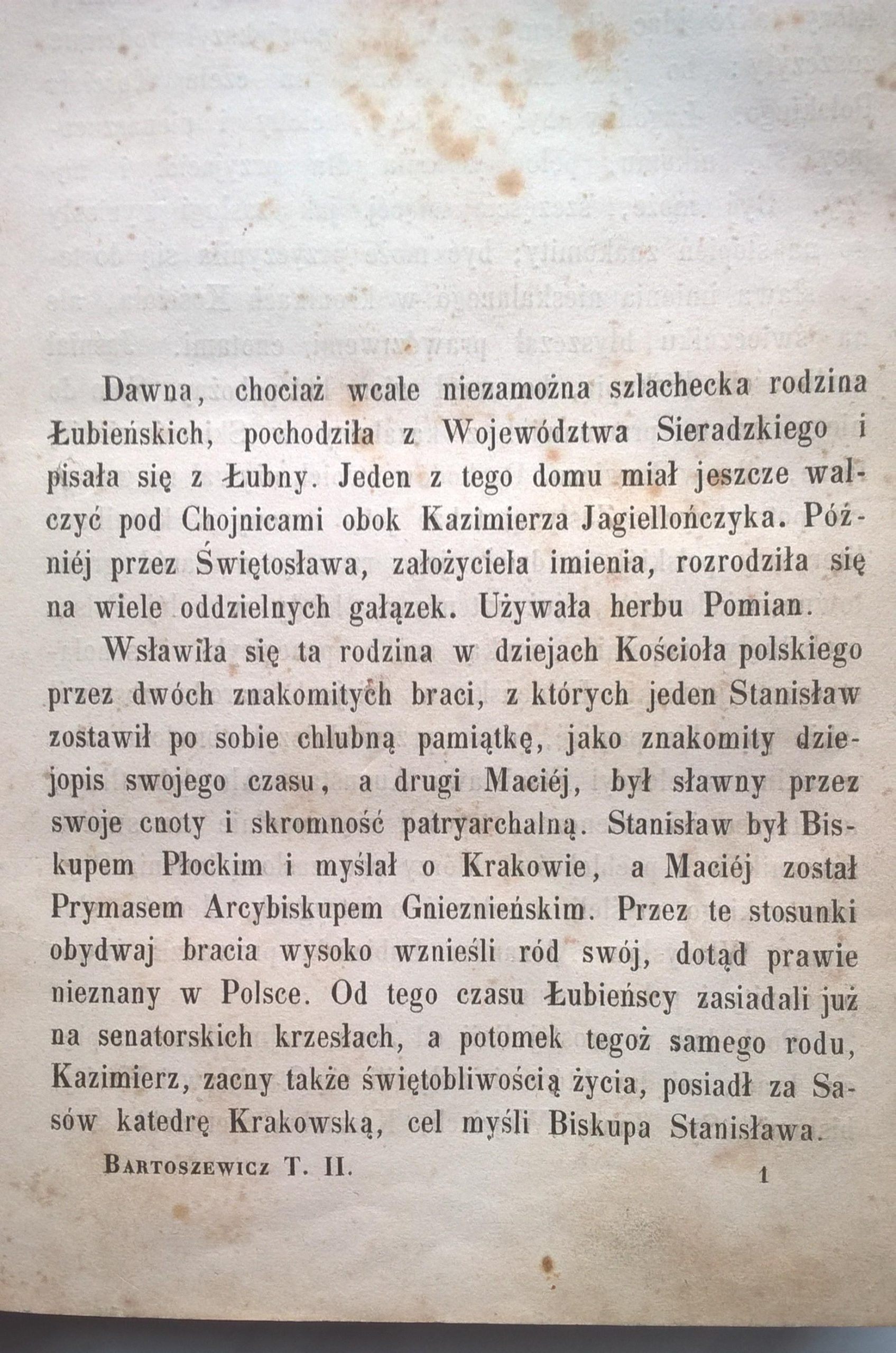 Książka "Znakomici mężowie polscy w XVIII wieku. Wizerunki historycznych osób skreślone przez Juljana Bartoszewicza", 1856 r.