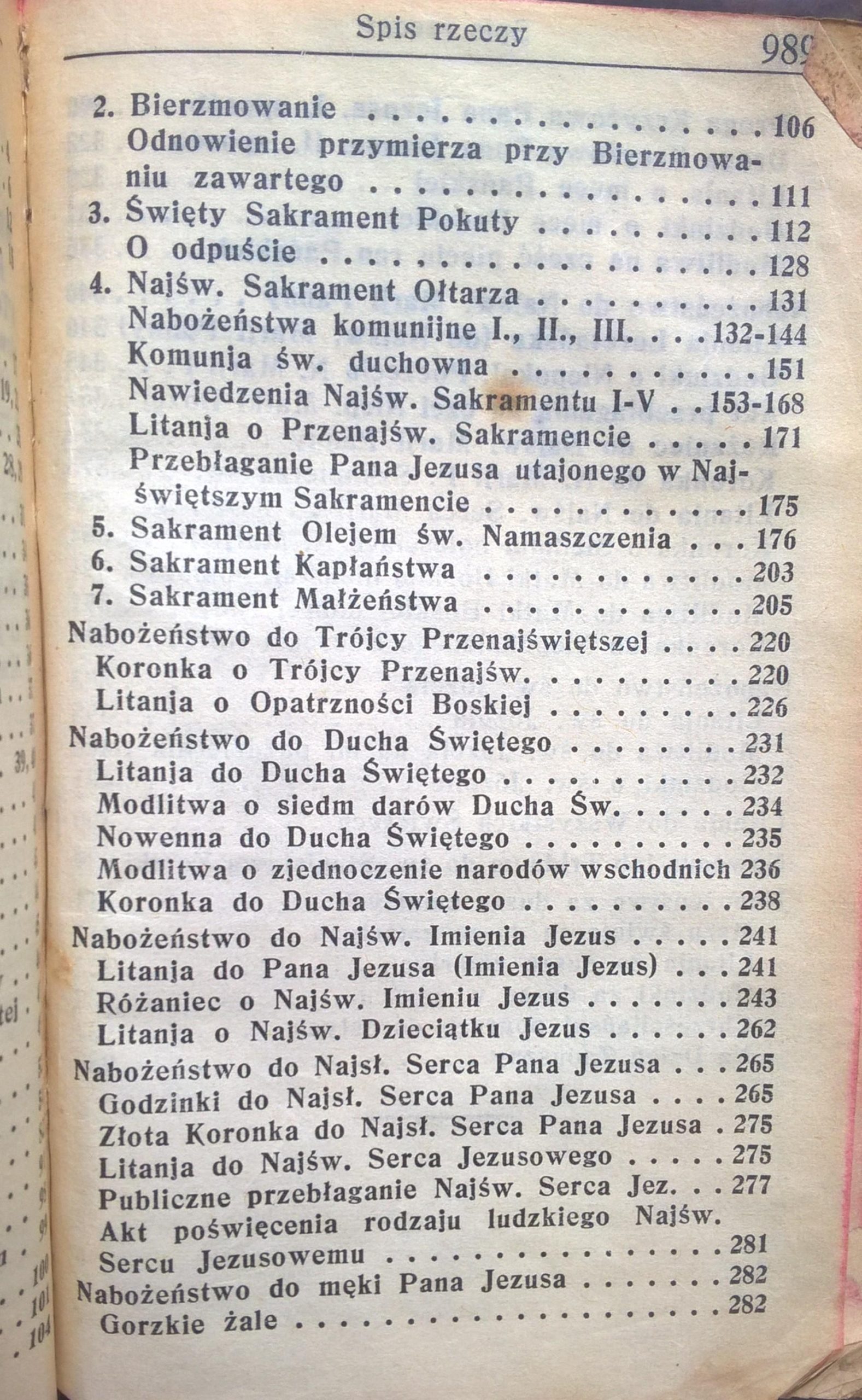 Książeczka modlitewna "Skarbiec Modlitw i Pieśni", 1933r.