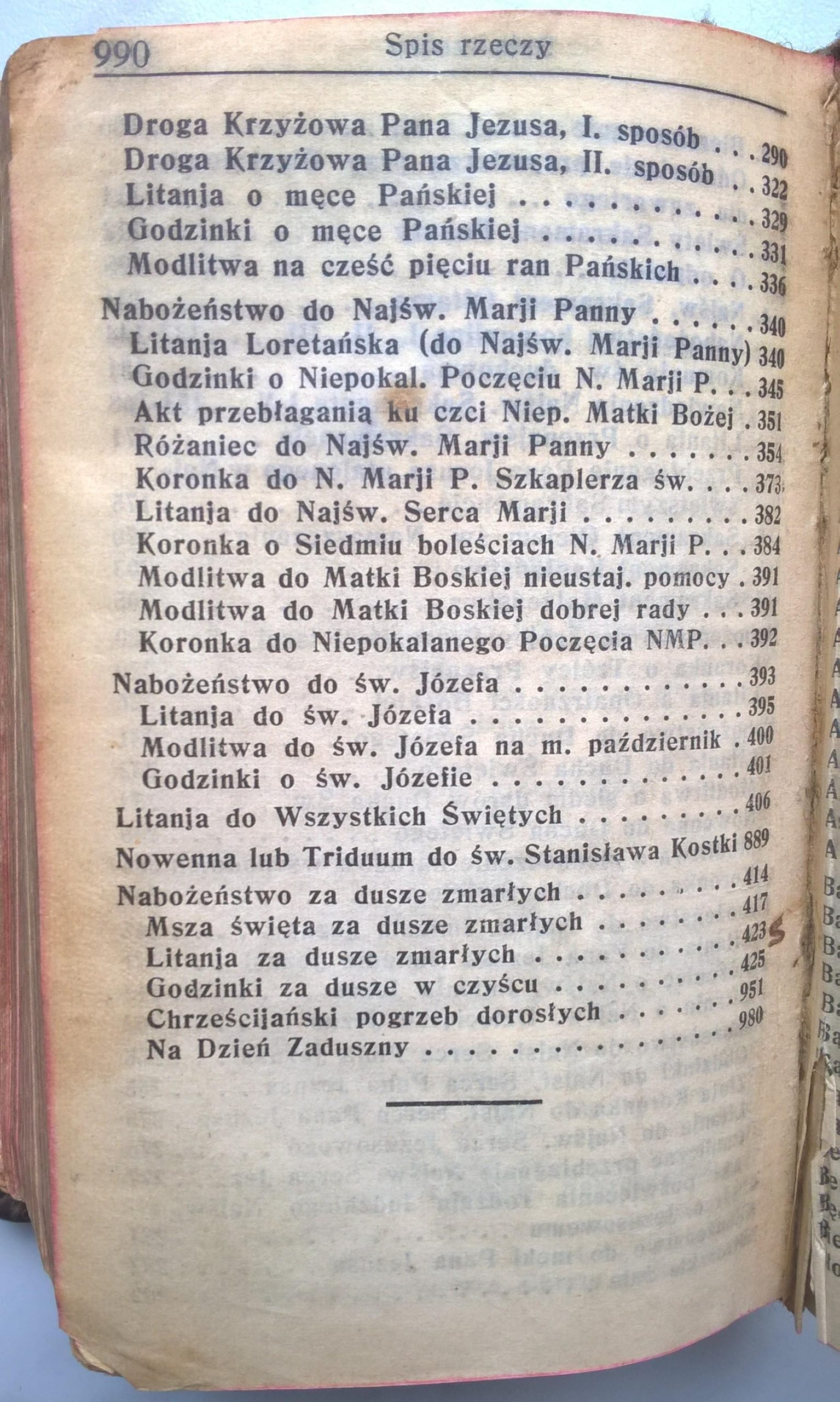 Książeczka modlitewna "Skarbiec Modlitw i Pieśni", 1933r.