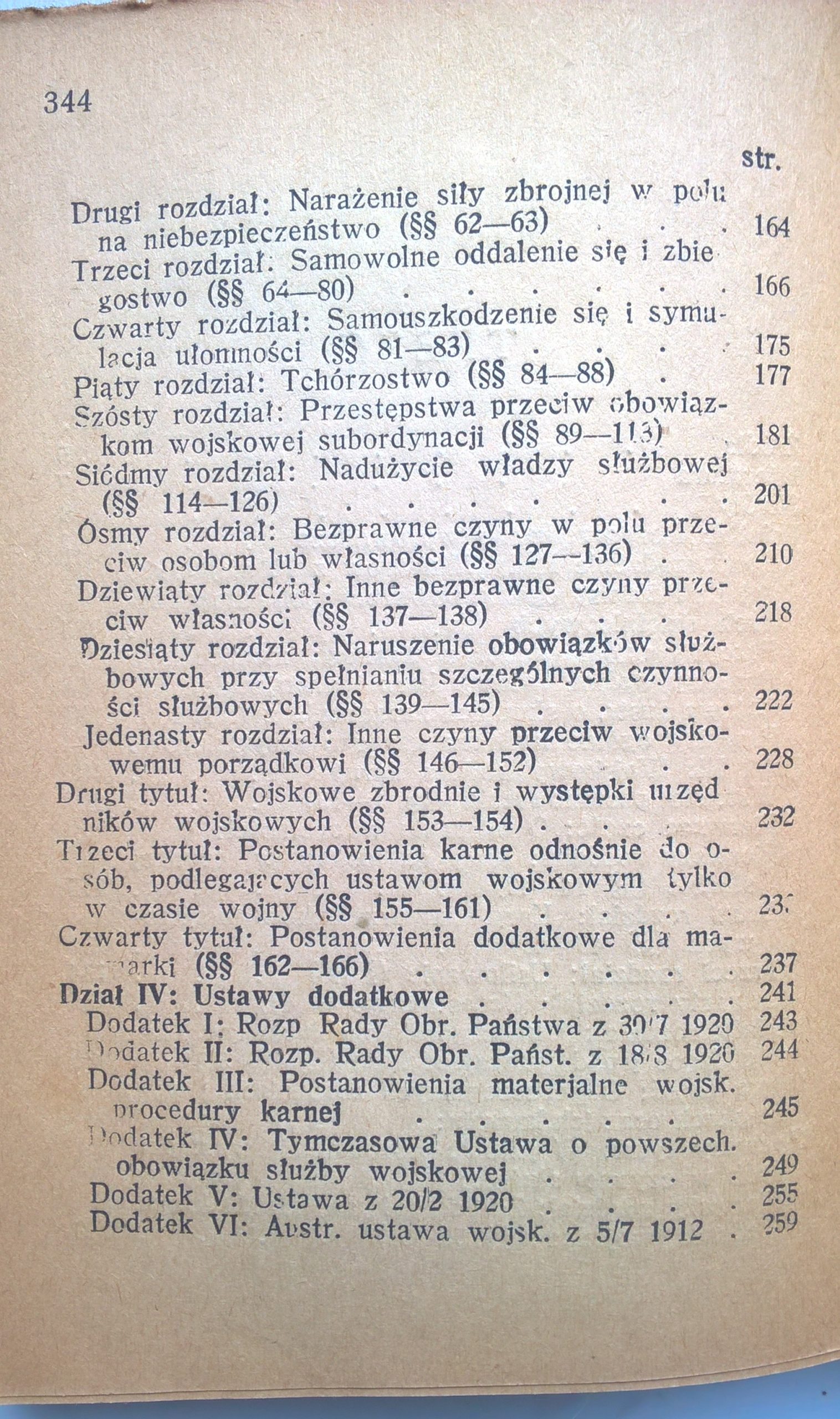 "Wojskowy Kodeks Karny" dr Zygmunt Rolnicki, 1924 r.