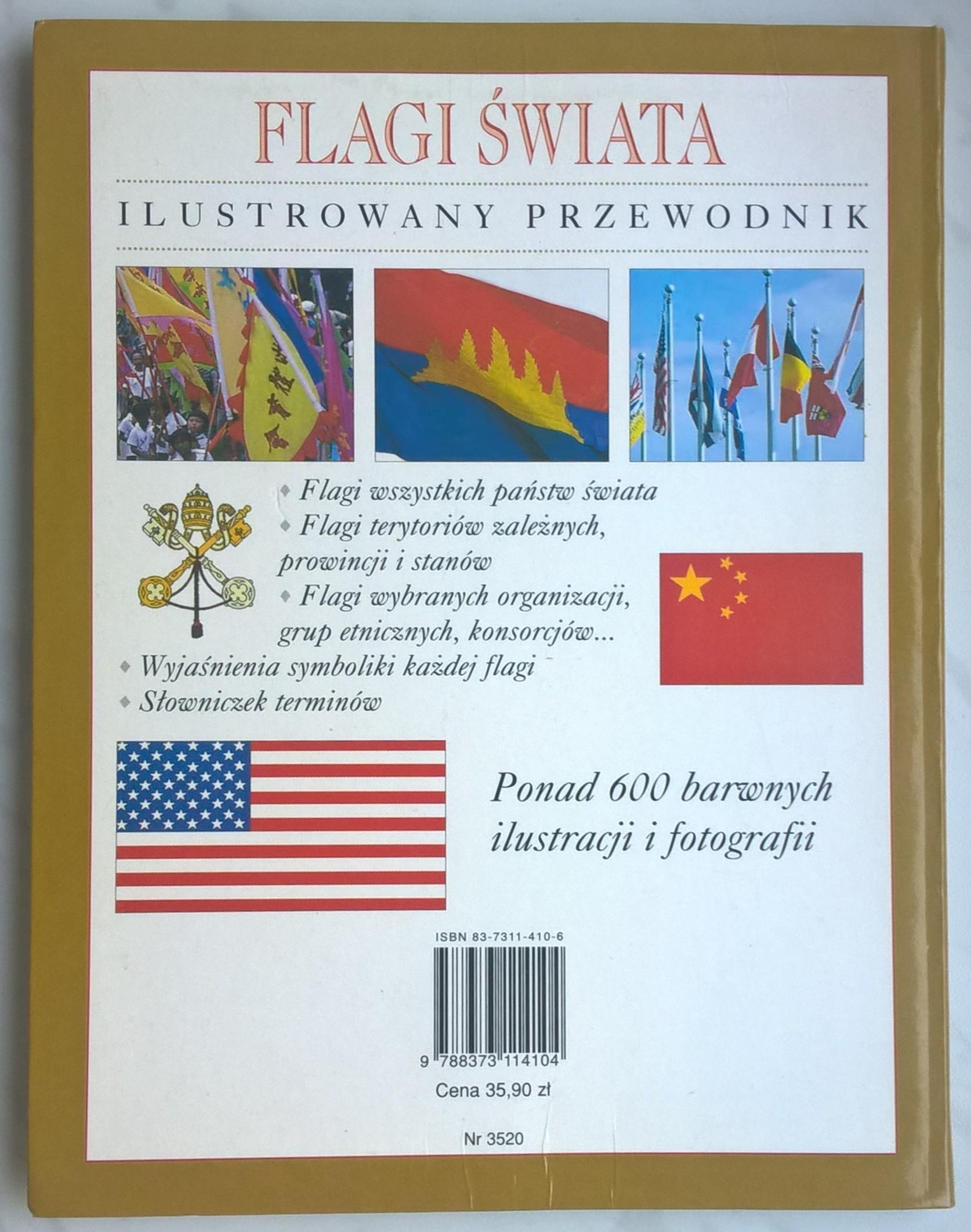 Książka "Flagi świata - ilustrowany przewodnik" Alfred Znamierowski, 2002 r.