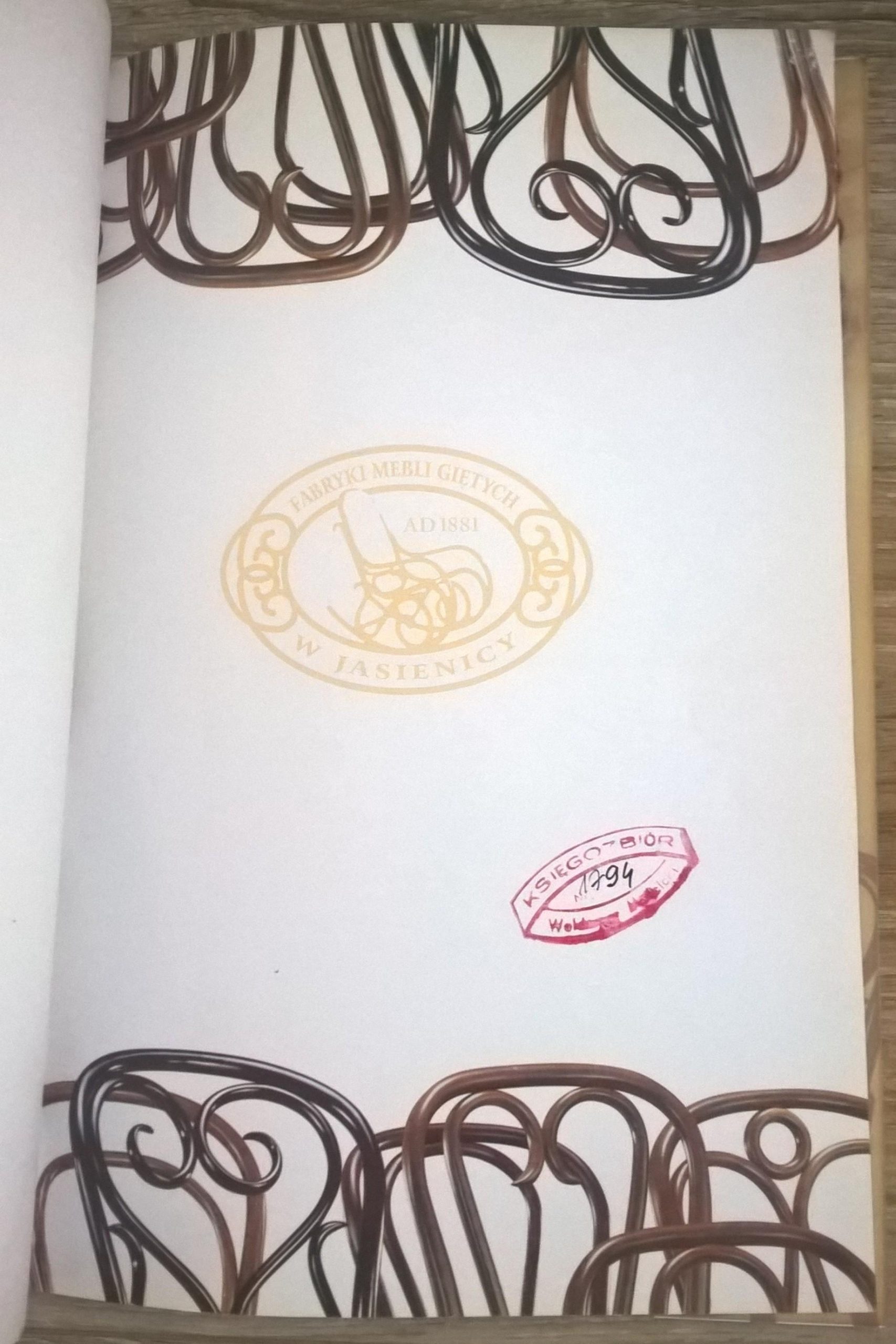 Katalog Fabryki Mebli Giętych w Jasienicy