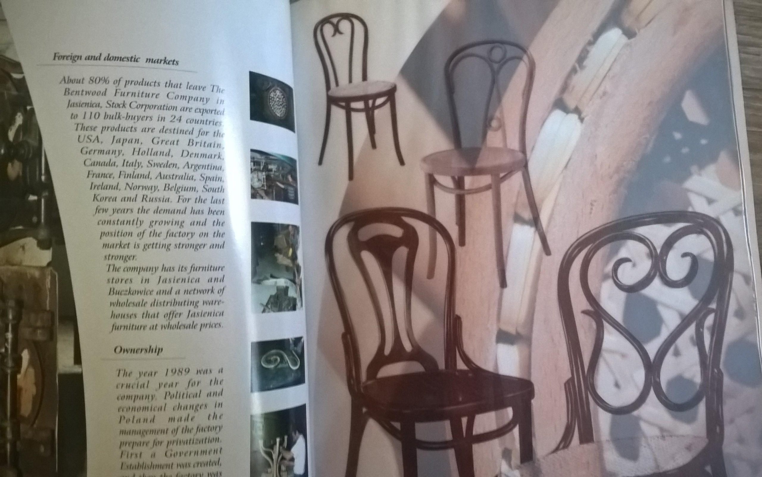 Katalog Fabryki Mebli Giętych w Jasienicy