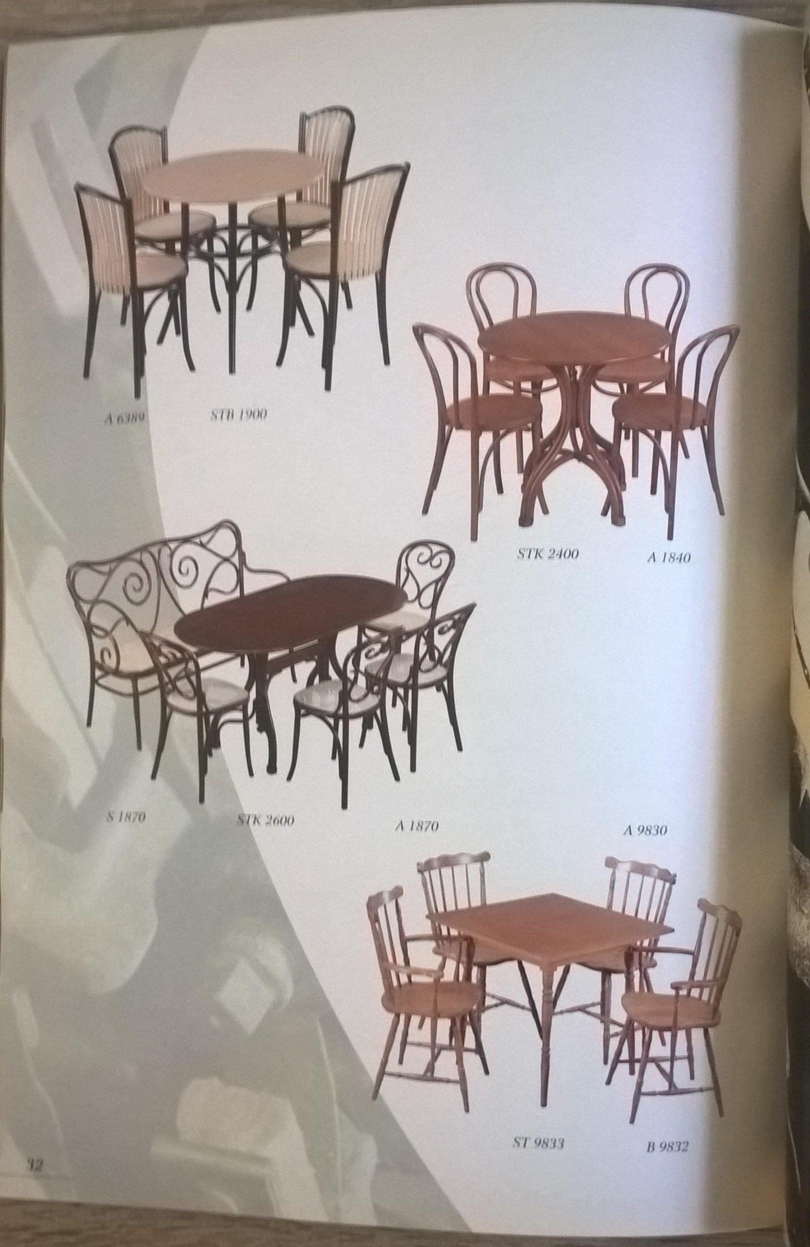 Katalog Fabryki Mebli Giętych w Jasienicy