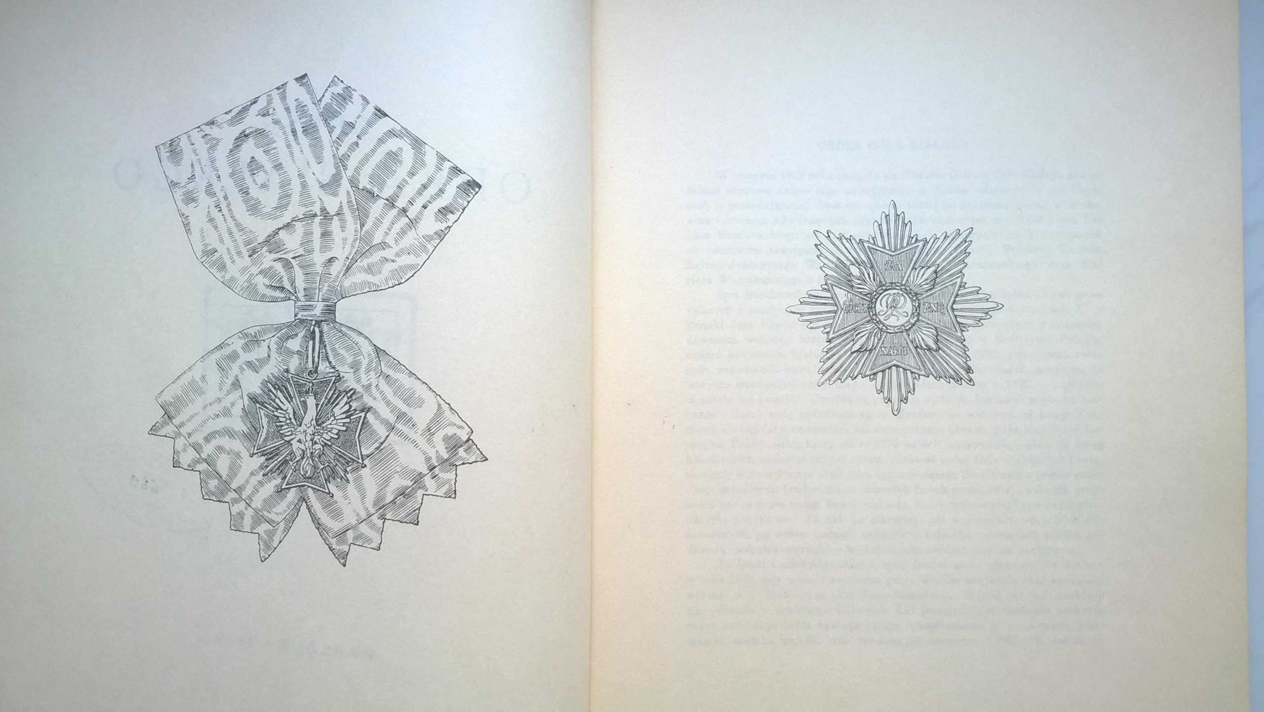 Książka "Order Orła Białego" Stanisław Łoza, 1939 r. - przedruk z 1985 r.