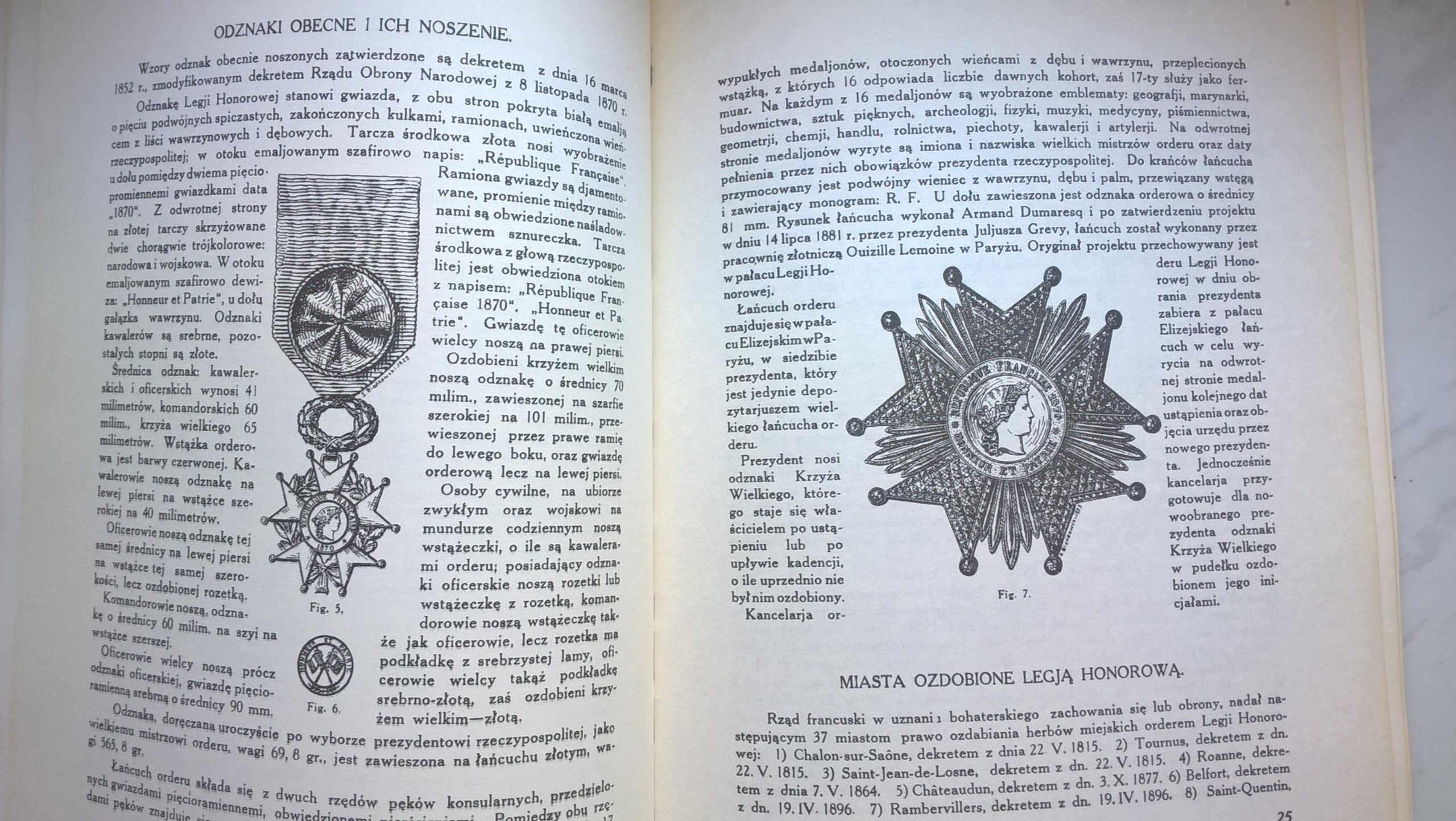 Książka "Legia honorowa w Polsce 1803-1923" Stanisław Łoza, 1923 r. - przedruk z 1986 r.