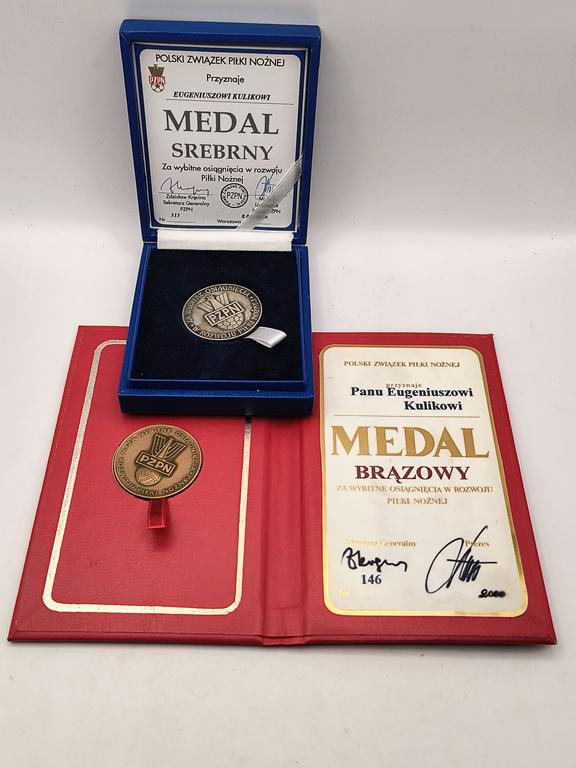 Medale PZPN dla piłkarza Eugeniusza Kulika