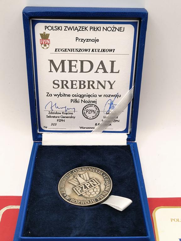 Medale PZPN dla piłkarza Eugeniusza Kulika