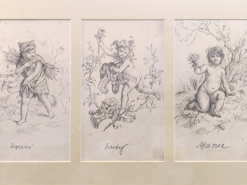 Obraz - kalendarz-tryptyk: Styczeń, Luty, Marzec