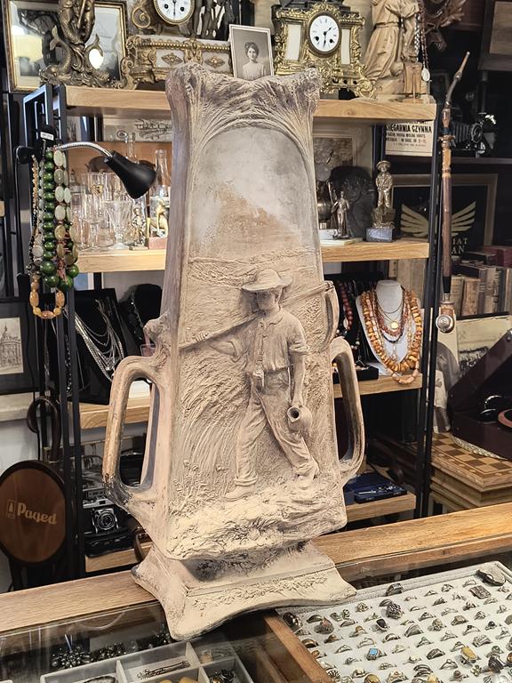 Secesyjny wazon ceramiczny - Johann Maresch, 1900 r.