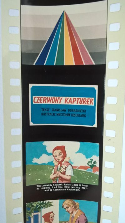 Bajka na projektor - przeźrocze „Czerwony Kapturek”