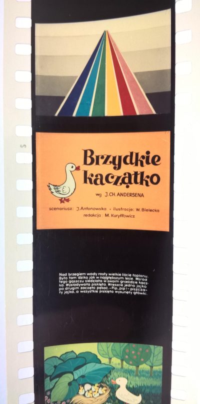 Bajka na projektor – przeźrocze „Brzydkie Kaczątko” wg J. Ch. Andersena