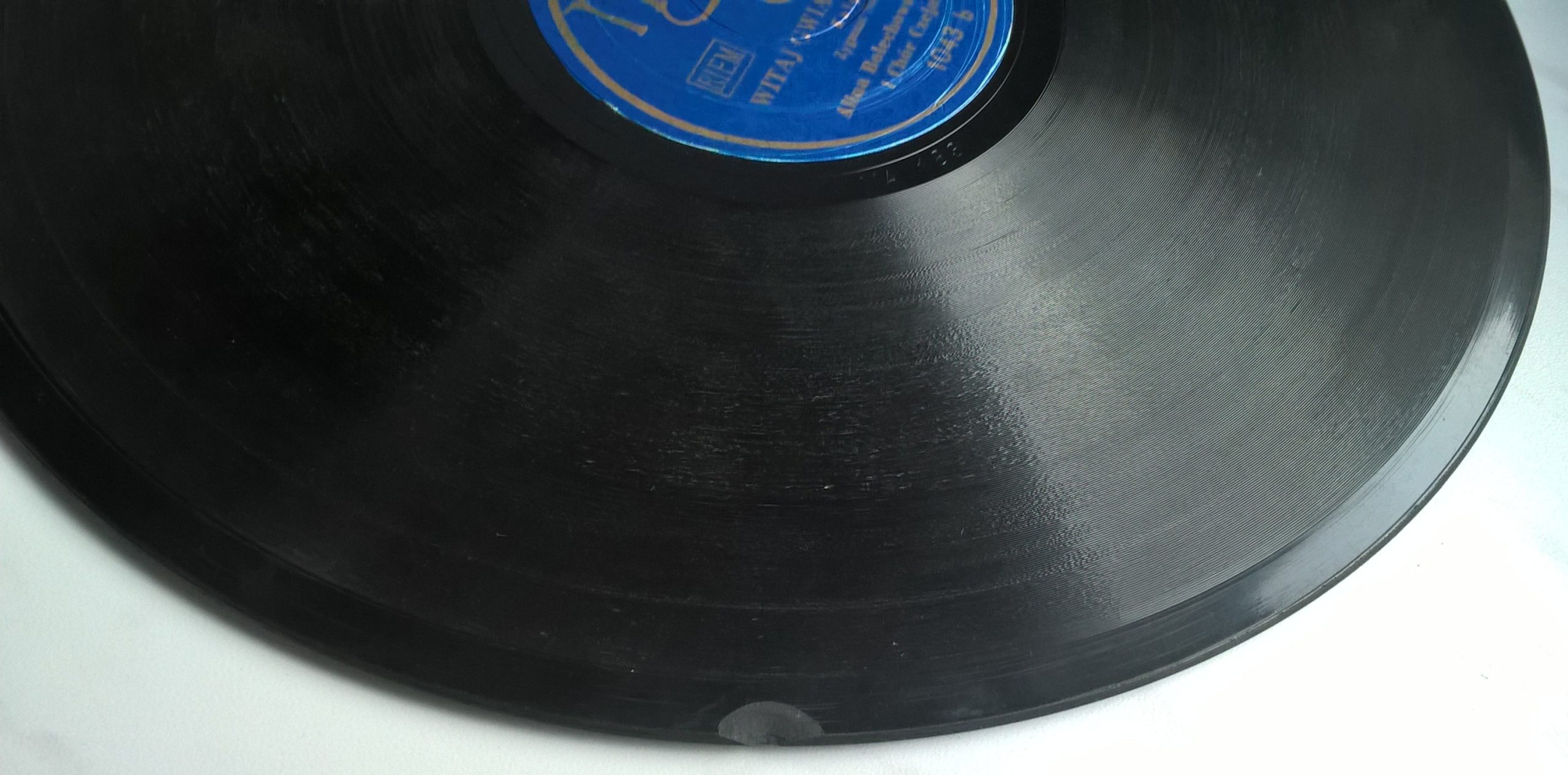 Płyta szelakowa Muza - kolędy: "Lulajże Jezuniu" oraz "Witaj Gwiazdko Złota"