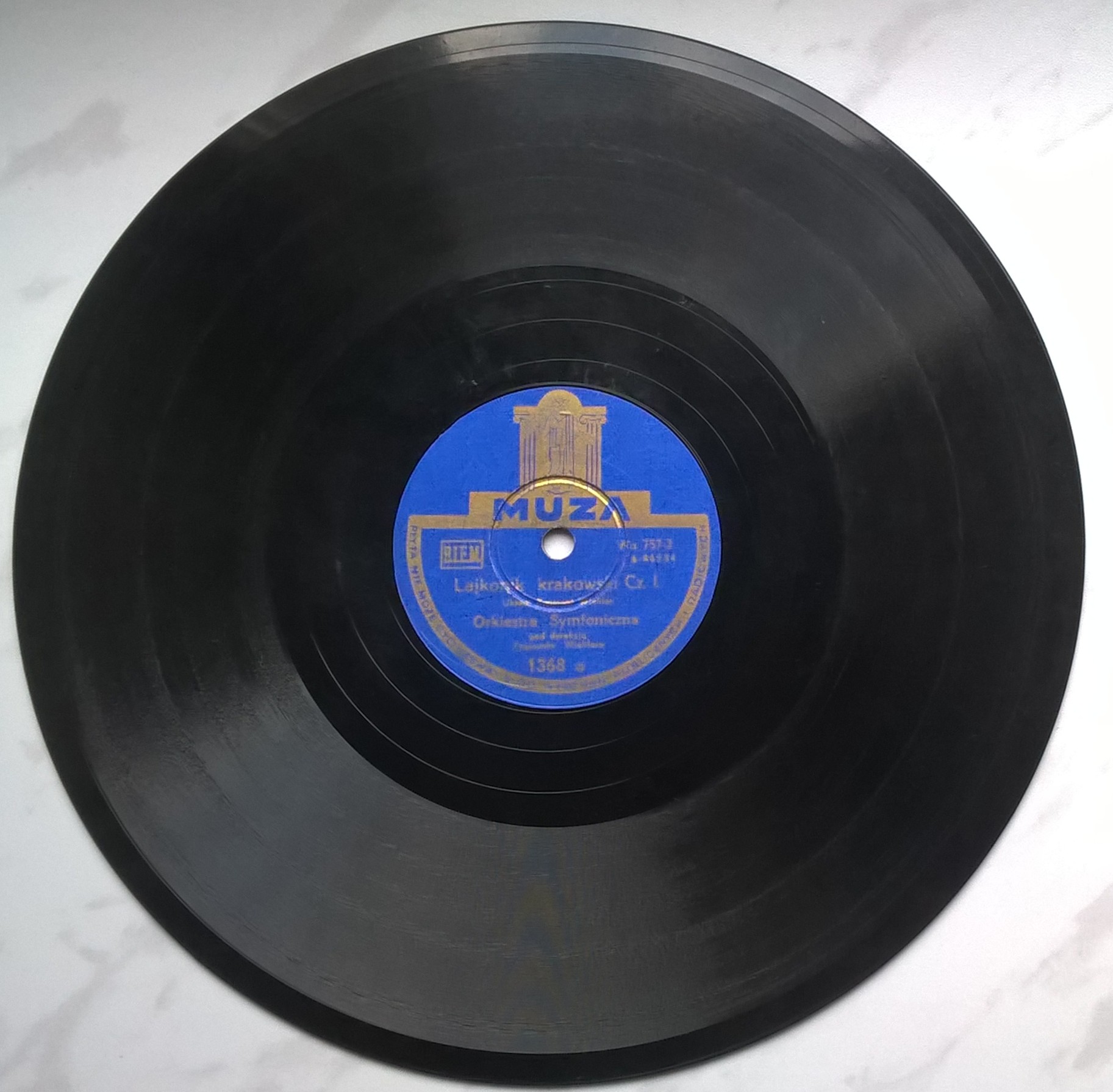 Płyta szelakowa Muza - "Lajkonik krakowski, Cz. I i II"