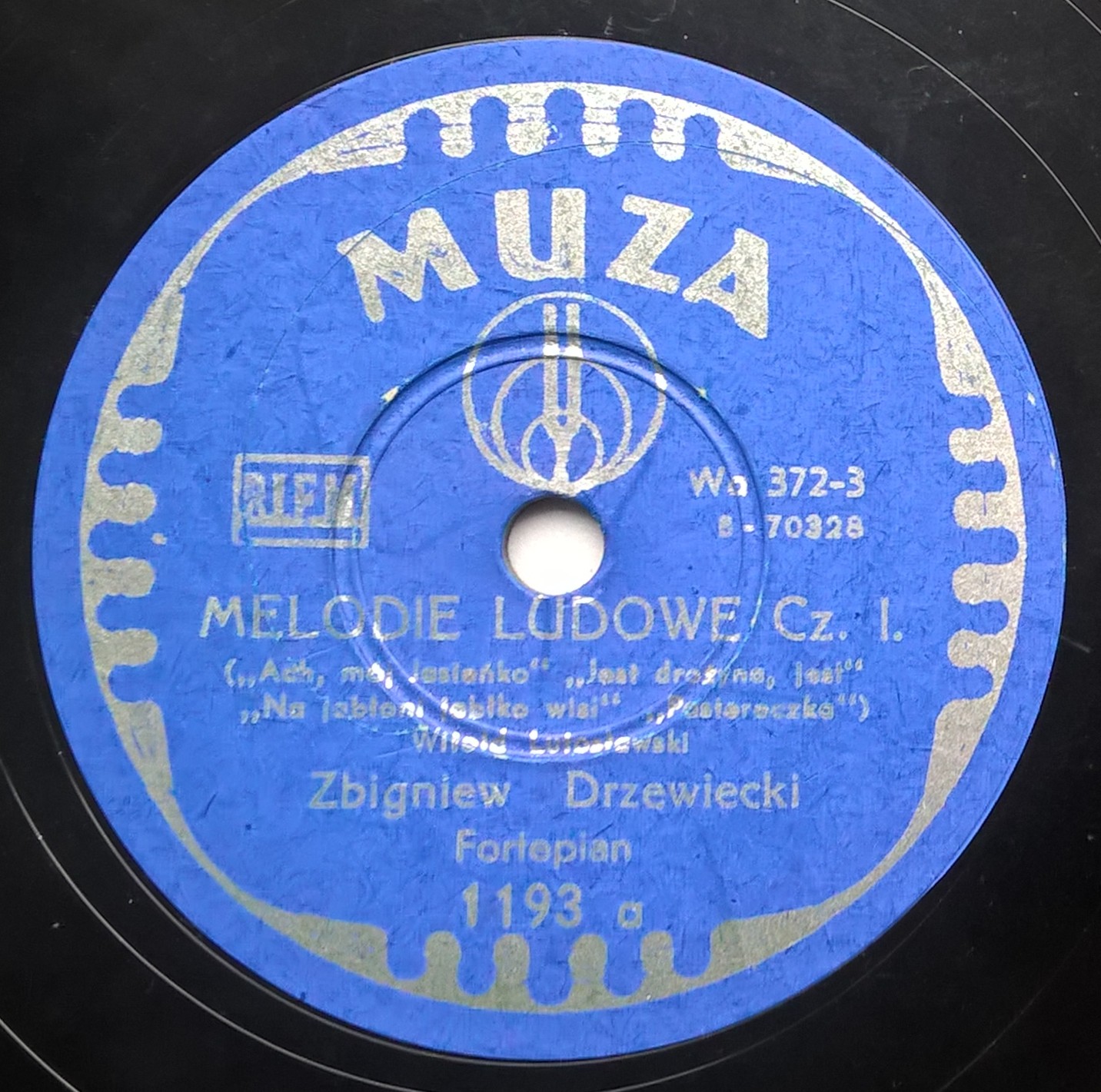 Płyta szelakowa Muza - Melodie ludowe - Witold Lutosławski