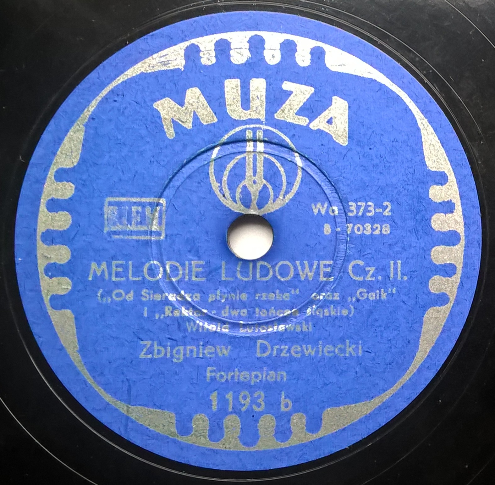 Płyta szelakowa Muza - Melodie ludowe - Witold Lutosławski