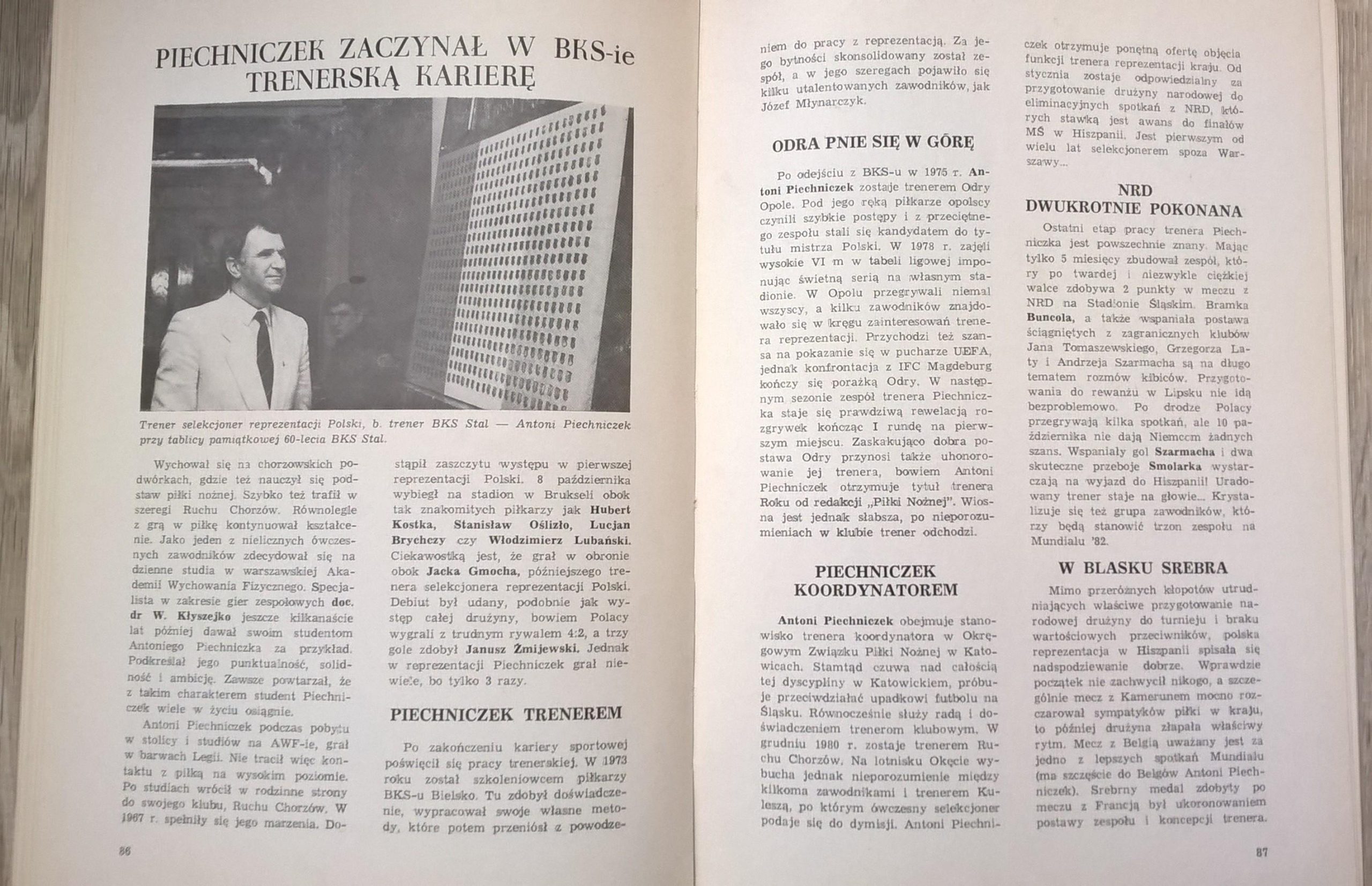 Książka - Monografia historyczna klubu STAL, Bielsko-Biała, 1922-1982