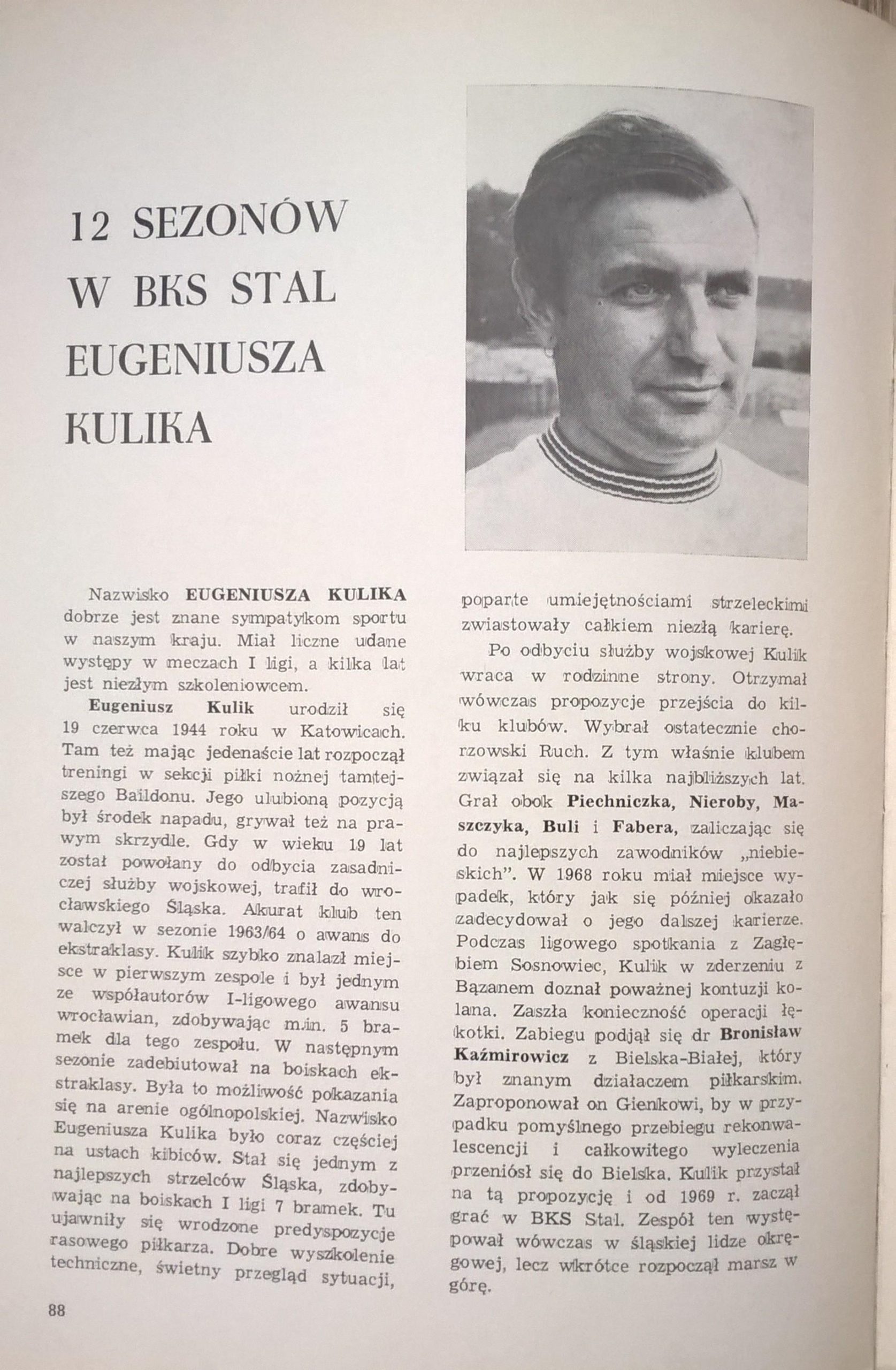 Książka - Monografia historyczna klubu STAL, Bielsko-Biała, 1922-1982