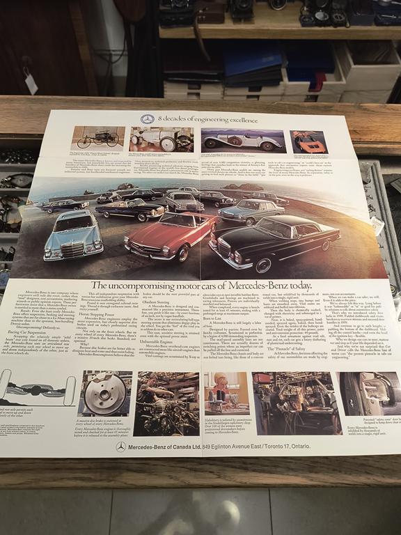 Prospekt - 1965 Mercedes Benz