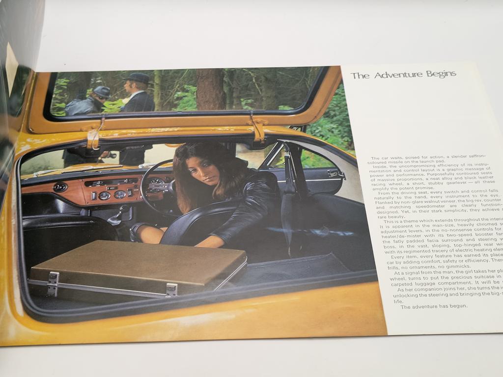 Prospekt samochodowy 1970 r. - Triumph GT6 Mk3