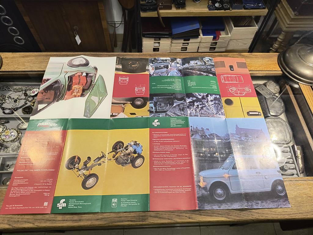 Prospekt reklamowy/plakat - Polski Fiat 126 p