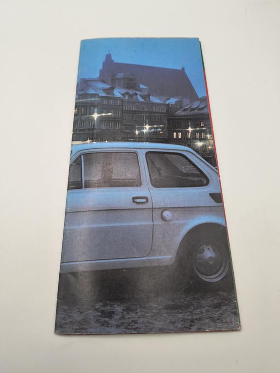Prospekt reklamowy/plakat - Polski Fiat 126 p