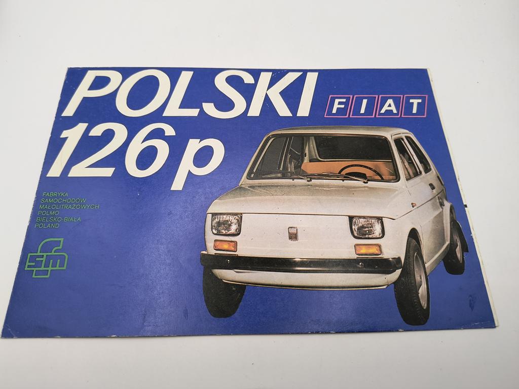 Prospekt reklamowy - Polski Fiat 126 p